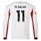 Men's  M. Salah Liverpool Long Sleeve Away  25 26