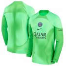 Paris Saint-Germain PSG  Mens 2022 23 Home Long Sleeve Blank
