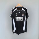 REAL MADRID 2006 07 AWAY BLACK BECKHAM #23 RETRO