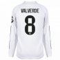 Real Madrid Home Long Sleeves Valverde 8  2025-2026