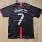 Ronaldo #7 Manchester United  2007 2008 Retro Black