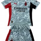 AC Milan Grey Goalkeeper  Jersey Kit   Soccer