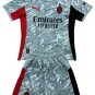 AC Milan Grey Goalkeeper  Jersey Kit   Soccer