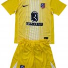 Atletico Madrid Yellow Goalkeeper  Jersey Kit   Soccer