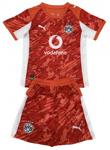 Borussia Dortmund Red Goalkeeper  Jersey Kit   Soccer