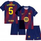 CUBARSÍ #5 Barcelona Home  Jersey Kit   Soccer