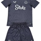 Everton Black Goalkeeper  Jersey Kit   Soccer