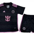 Inter Miami Away Black  Jersey Kit   Soccer