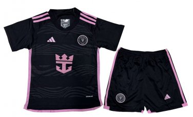 Inter Miami Away Black  Jersey Kit   Soccer
