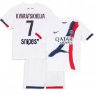 KVARATSKHELIA #7 Paris Saint Germain Away  Jersey   Soccer
