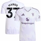 MAINOO #37 Manchester United  Away Home  Jersey  Soccer