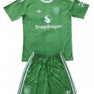 Manchester United Green Goalkeeper  Jersey Kit   Soccer