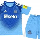 Newcastle United Blue Goalkeeper  Jersey Kit   Soccer
