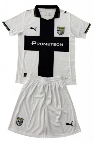 Parma Calcio Home  Jersey Kit   Soccer
