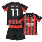 PULISIC #11 AC Milan Home  Jersey Kit   Soccer
