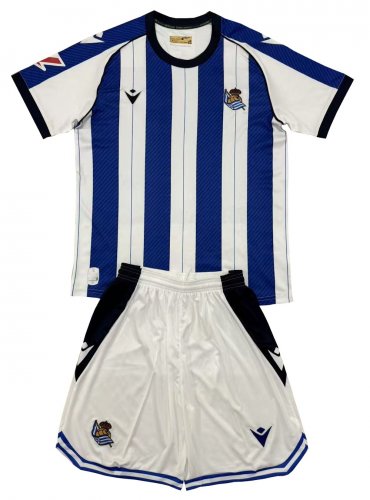 Real Sociedad Home  Jersey Kit   Soccer
