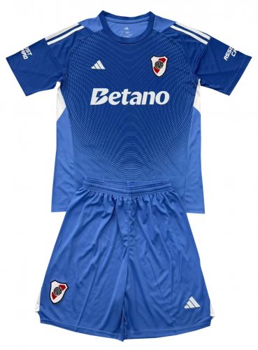 River Plate Blue Goalkeeper  Jersey Kit   Soccer