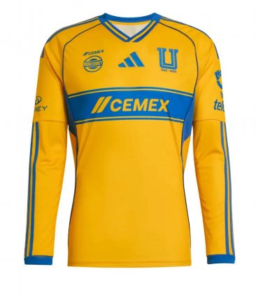 Tigres UANL  Home  Long Sleeve Jersey  Soccer