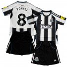 TONALI #8 Newcastle United Home  Jersey Kit   Soccer
