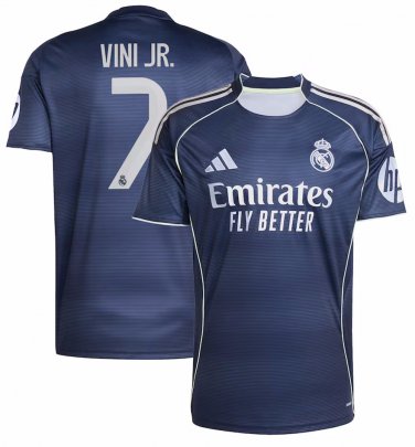 VINI JR. #7 Real Madrid  Away  Jersey  Soccer