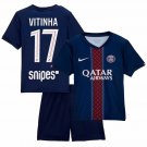 VITINHA #17 Paris Saint Germain Home  Jersey Kit   Soccer
