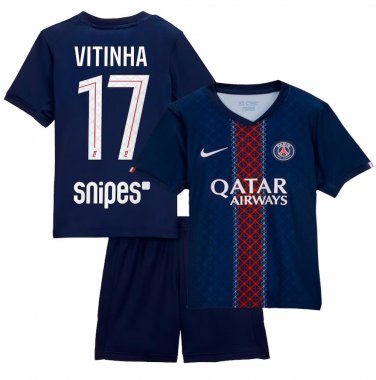 VITINHA #17 Paris Saint Germain Home  Jersey Kit   Soccer