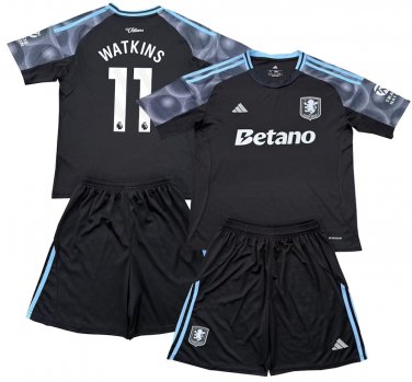 WATKINS #11 Aston Villa Away  Jersey Kit   Soccer