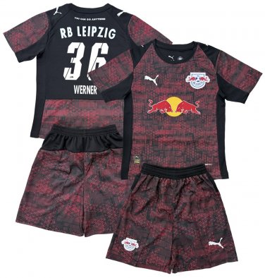 WERNER #36 RB Leipzig 3rd Third  Jersey Kit   Soccer