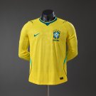 Brazil 2026 Home Player Version Long-Sleeve Jersey S-3XL