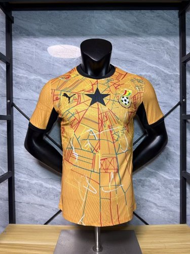 Ghana 26 yellow away player version S-XXL (1)