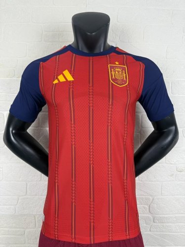 player version 2026 Spain home soccer jersey size S-4XL