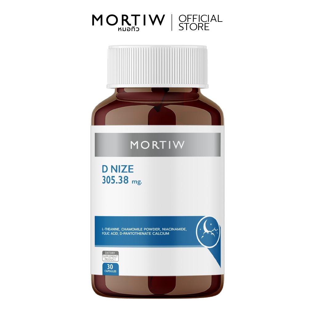 MORTIW (Dr. Thiw) D NIZE - Sleep Supplement for Insomnia and Difficulty Sleeping - 30 Capsules