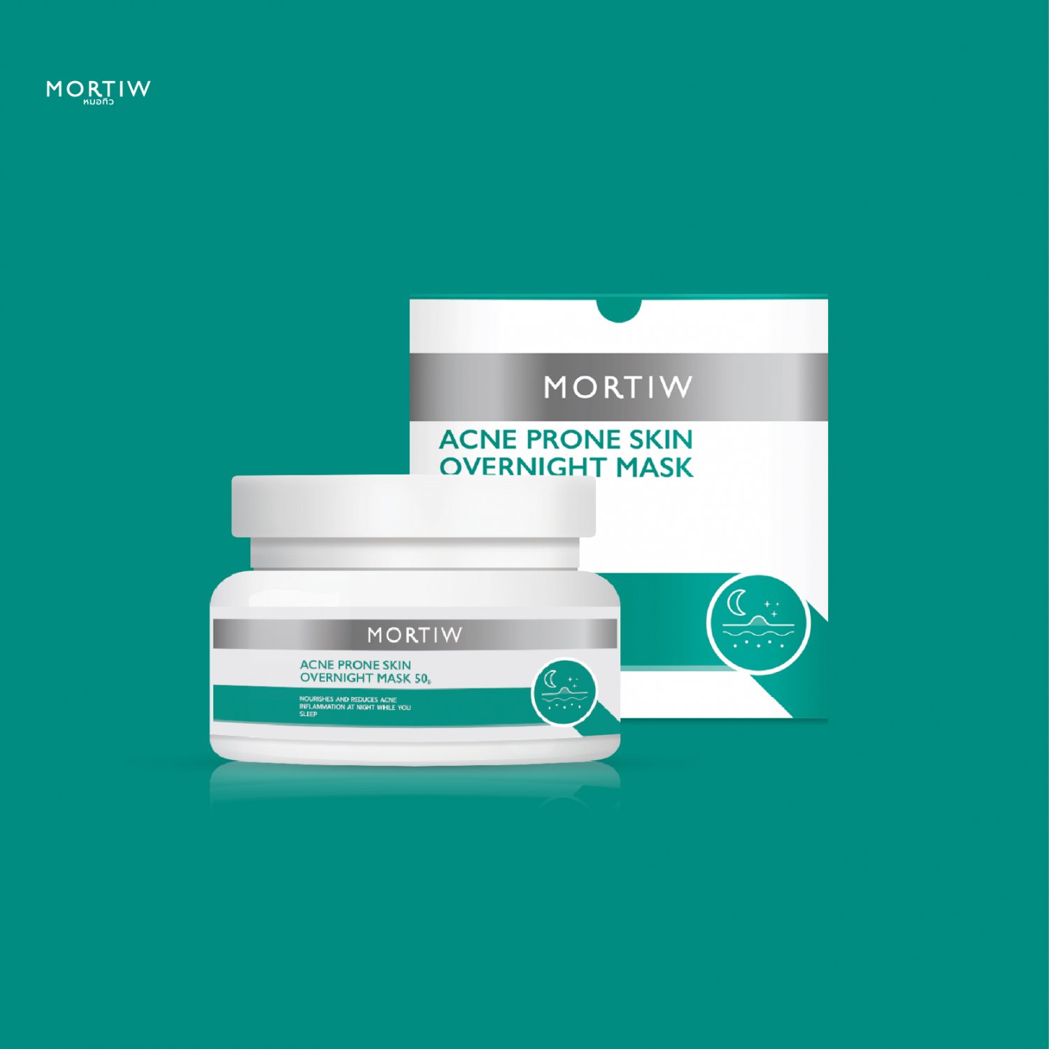 MORTIW Dr. Thiw Acne-Prone Skin Overnight Mask - Sleeping mask for acne reduction