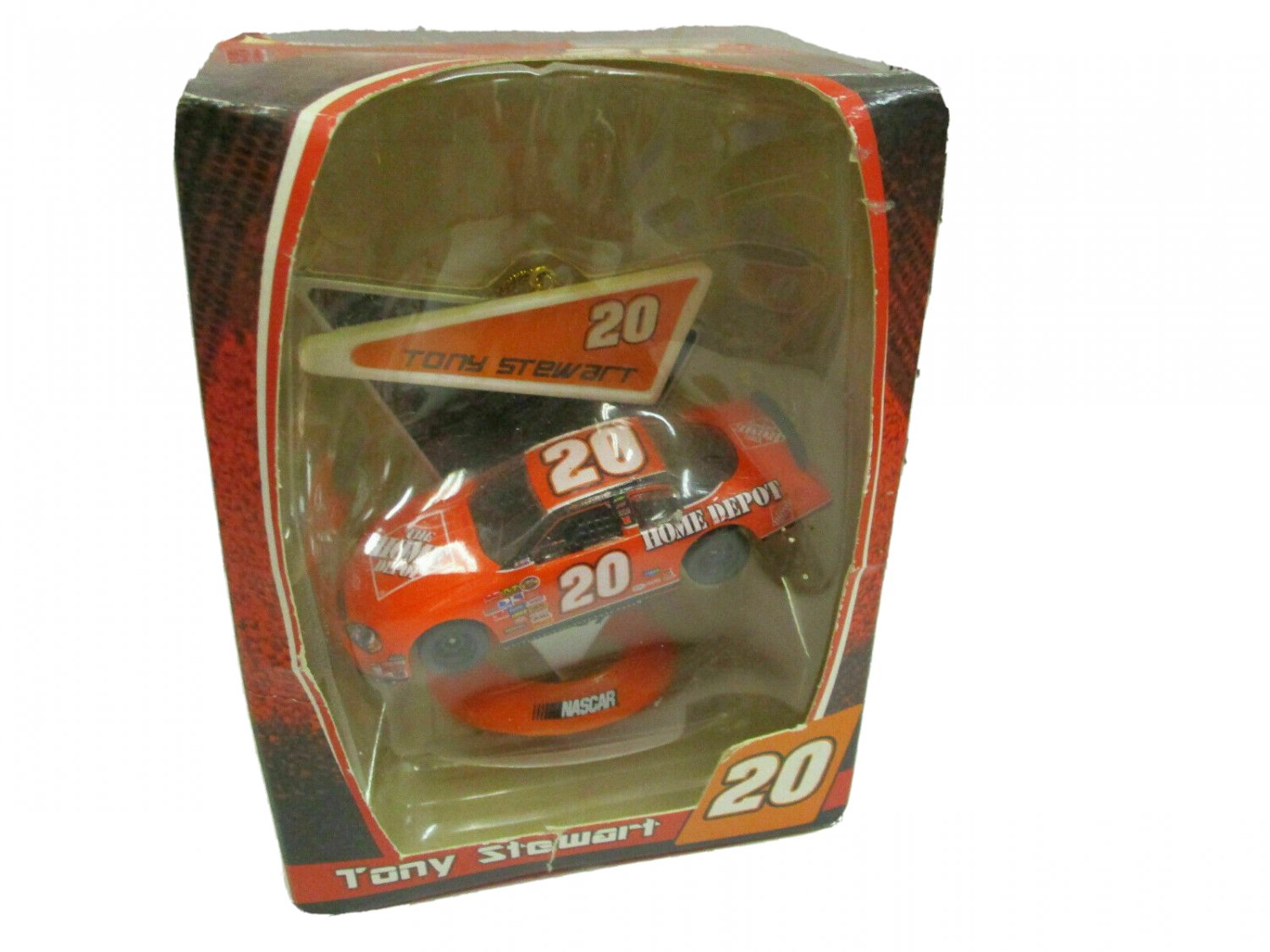 Nascar #20 Tony Stewart Racing Car Collectible 2007 Mini Ornament