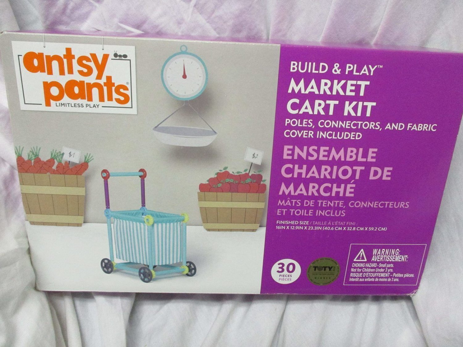 Antsy Pants Build & Play Market Cart Kit 16 in. x 12.9 in. x 23.3 in.