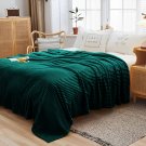 SOGA Dark Green Throw Blanket