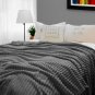 SOGA 2X Grey Throw Blanket