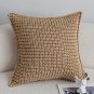 SOGA 2X 45cm Cozy Brown Geometric Knit Polyester Pillow Cover