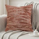 SOGA 2X 45cm Rust-Toned Woven Pillowcase