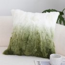 SOGA 2X 45cm Ombre Faux Fur Pillowcase