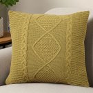 SOGA 2X 45cm Retro Twisted Vine Rhombus Pillowcase