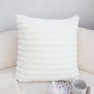 SOGA 2X 45cm Elegant White Textured Pillowcase
