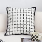 SOGA 2X 45cm Nordic square Shape Monochrome Pattern Pillowcase SOGA 2X 45cm Nordic square Shape Monochrome Pattern Pillowcase