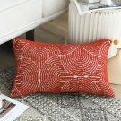 SOGA 2X 30x50cm Cinnabar Burnt Orange Lumbar Pillowcase SOGA 2X 30x50cm Cinnabar Burnt Orange Lumbar Pillowcase