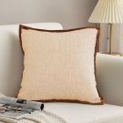 SOGA 2X 45cm Vintage Off-White Square Decorative Pillowcase