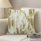 SOGA 2X 45cm Moss-White Cascade Brushstroke Decorative Pillowcase