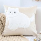 SOGA 2X 45cm Adorable Cat Silhouette Pillowcase