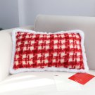 SOGA 2X 30x50cm Cozy Red Gingham Lumbar Pillow Cover SOGA 2X 30x50cm Cozy Red Gingham Lumbar Pillow Cover