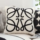 SOGA 2X 45cm Modern Art Loop Pillowcase SOGA 2X 45cm Modern Art Loop Pillowcase
