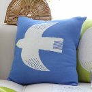 SOGA 2X 45cm Classic Blue Dove Christmas Pillowcase SOGA 2X 45cm Classic Blue Dove Christmas Pillowcase